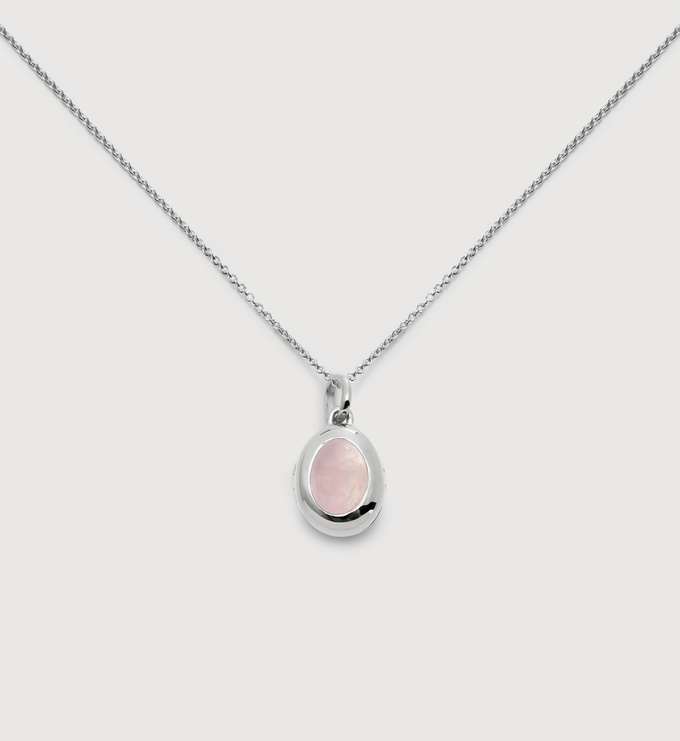 October Birthstone Locket Necklace - Monica Vinader