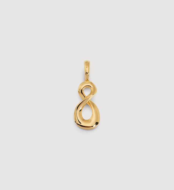 Gold Vermeil Infinity Pendant - Monica Vinader