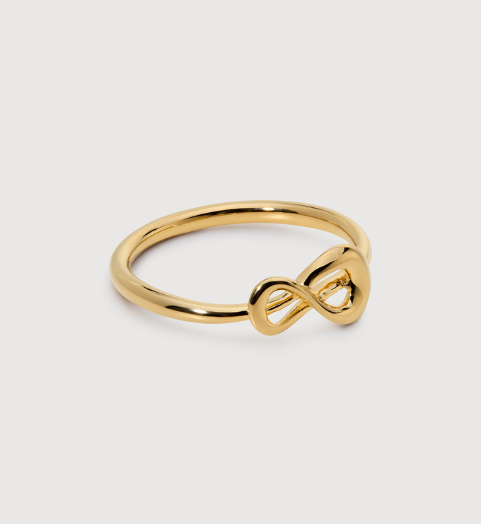 Gold Vermeil Infinity Ring - Monica Vinader