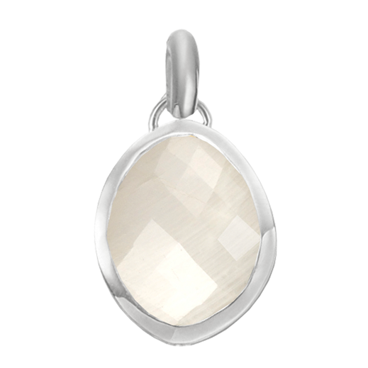Sterling Silver Nugget Small Pendant Charm - Monica Vinader