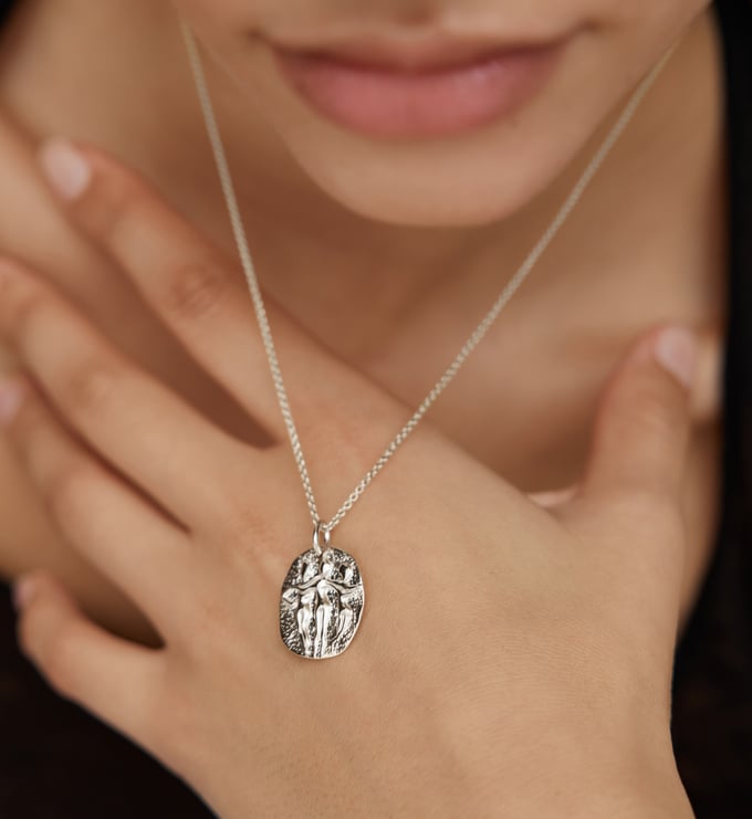 Sterling Silver Sisterhood Pendant - Monica Vinader