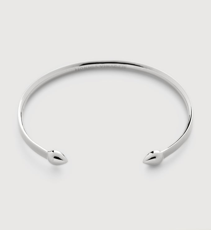 Sterling Silver Fiji Bud Cuff - Monica Vinader