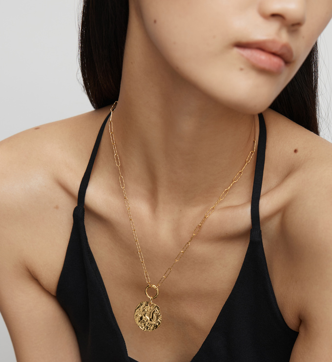 Goddess Pendant Alta Charm Necklace - Monica Vinader