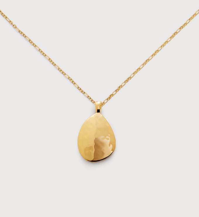 Deia Pebble Locket Chain Necklace - Monica Vinader