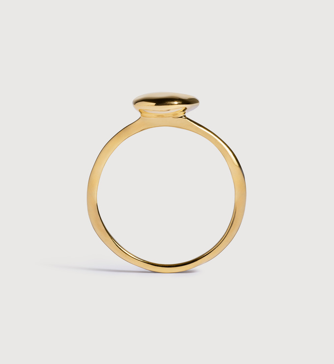 Gold Vermeil Odyssey Stacking Ring - Monica Vinader