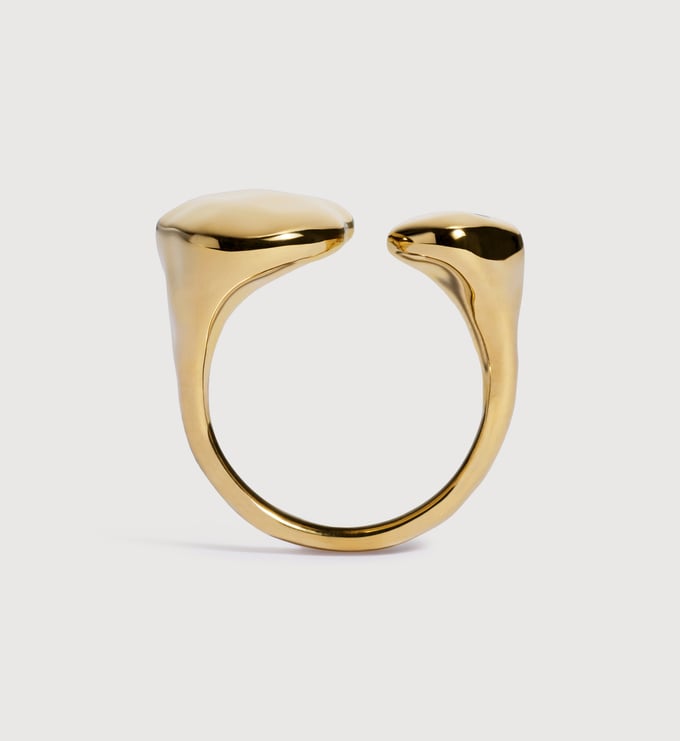 Gold Vermeil Odyssey Open Ring - Monica Vinader