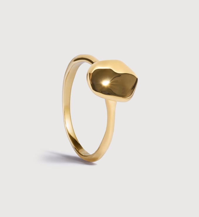 Gold Vermeil Odyssey Stacking Ring - Monica Vinader