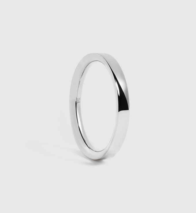 Sterling Silver Essential Stacking Ring - Monica Vinader