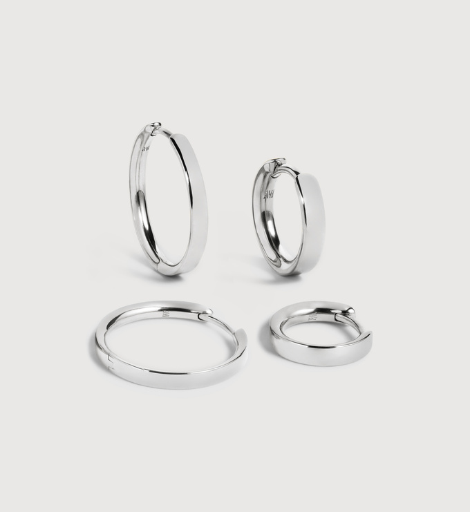 Essential Hoop Set - Monica Vinader