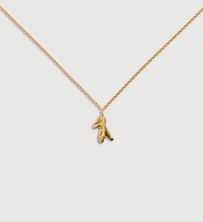 Gold Vermeil Fragments Small Chain Necklace - Monica Vinader