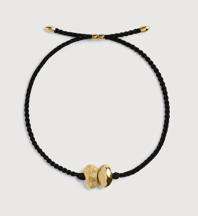 Gold Vermeil Antica Cord Bracelet - Monica Vinader