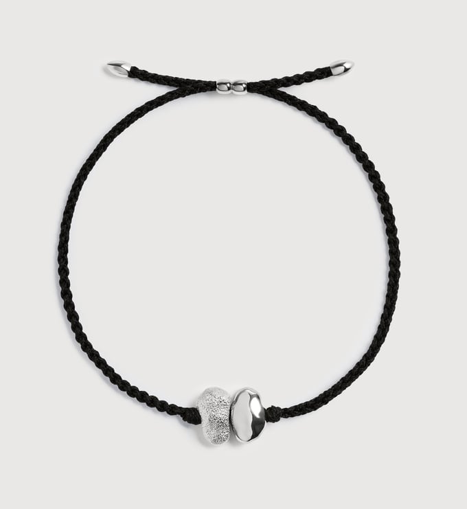 Sterling Silver Antica Cord Bracelet - Monica Vinader
