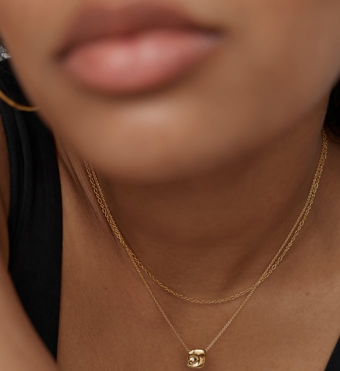 Gold Vermeil Amaia Chain Necklace - Monica Vinader