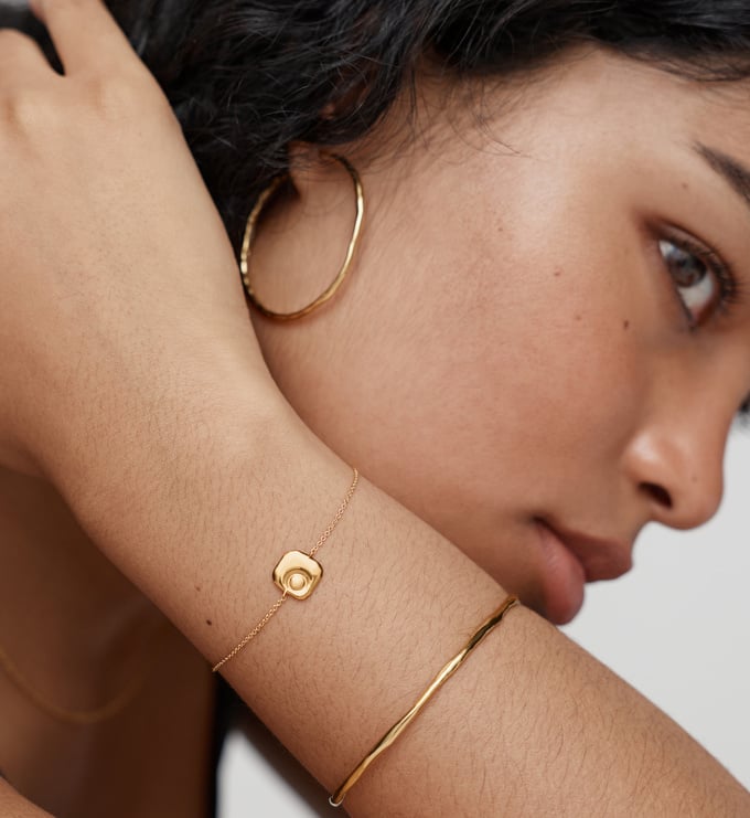 Gold Vermeil Amaia Chain Bracelet - Monica Vinader