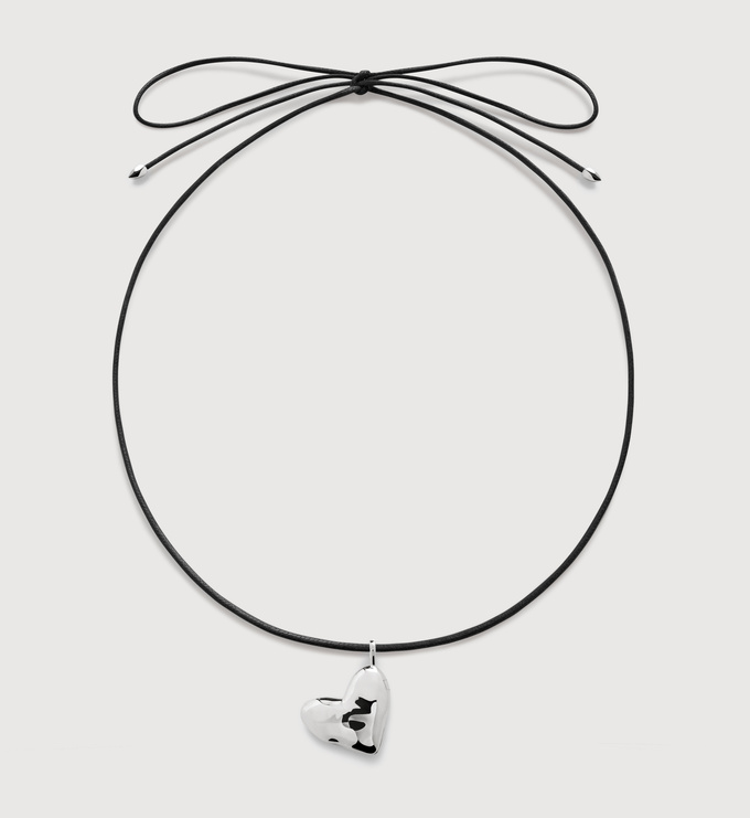 Sterling Silver Necklace Combinations - SS-CH-CORS-BLA / SS-PT-HERT-NON - Monica Vinader