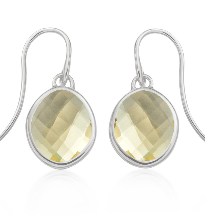Sterling Silver Small Nugget Earrings - Monica Vinader