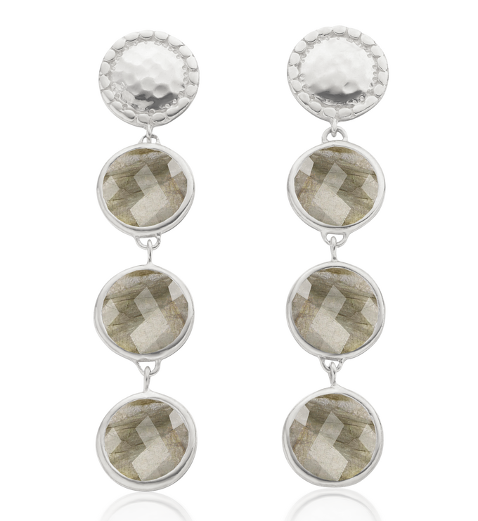 Sterling Silver Mini Luna Drops - Monica Vinader