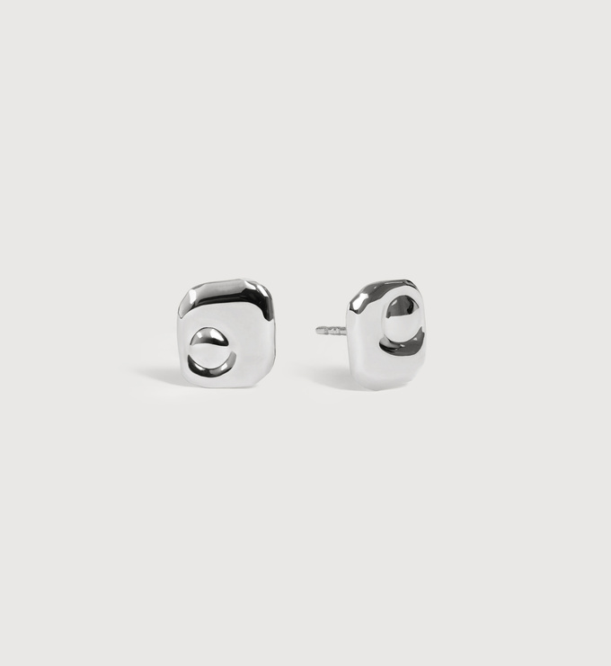 Sterling Silver Amaia Stud Earrings - Monica Vinader