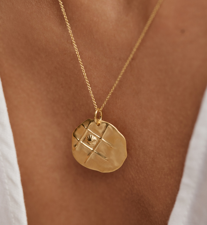 Gold Vermeil Journey Pendant - Monica Vinader