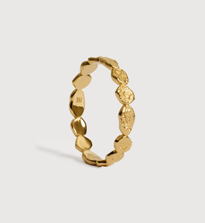 Gold Vermeil Capri Mini Stacking Ring - Monica Vinader