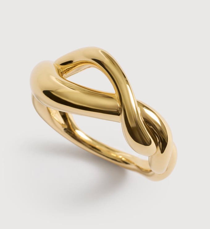 Gold Vermeil Ochre Ring - Monica Vinader