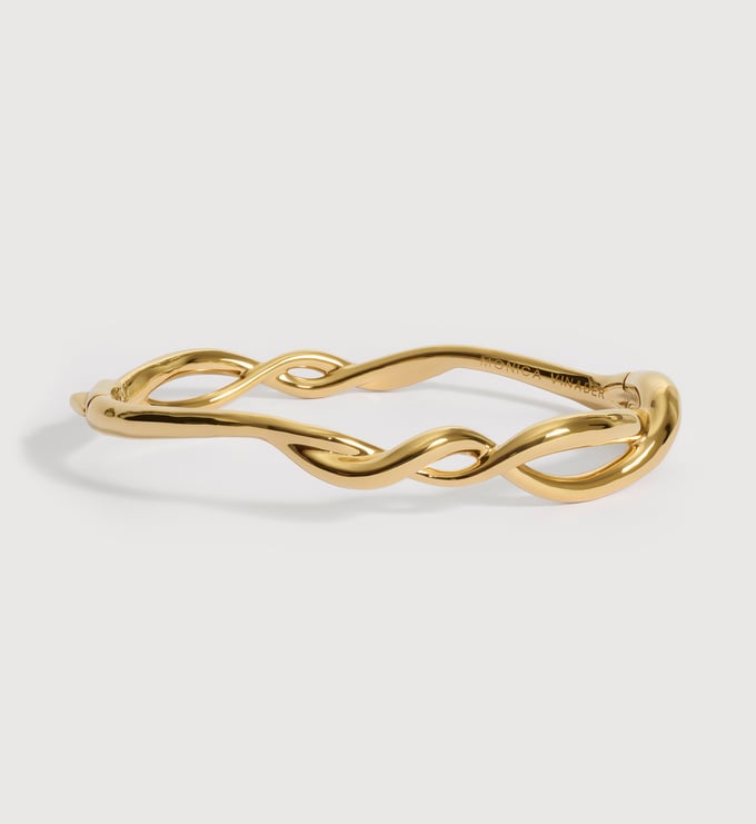 Gold Vermeil Ochre Bangle - Monica Vinader