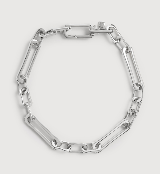 Sterling Silver Alta Duo Bracelet - Monica Vinader