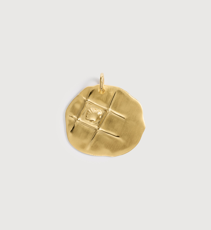 Gold Vermeil Journey Pendant - Monica Vinader