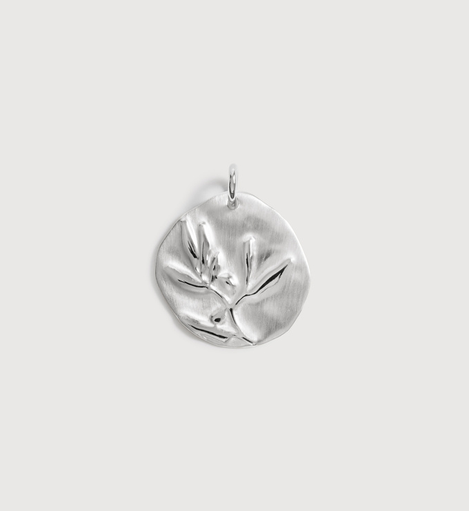 Sterling Silver Peace Pendant - Monica Vinader