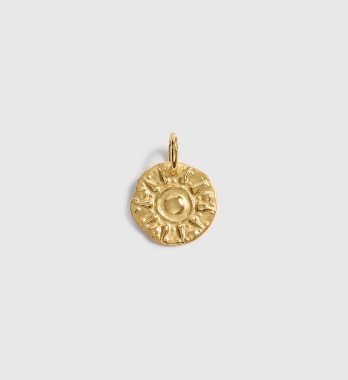 Gold Vermeil Sun Pendant - Monica Vinader