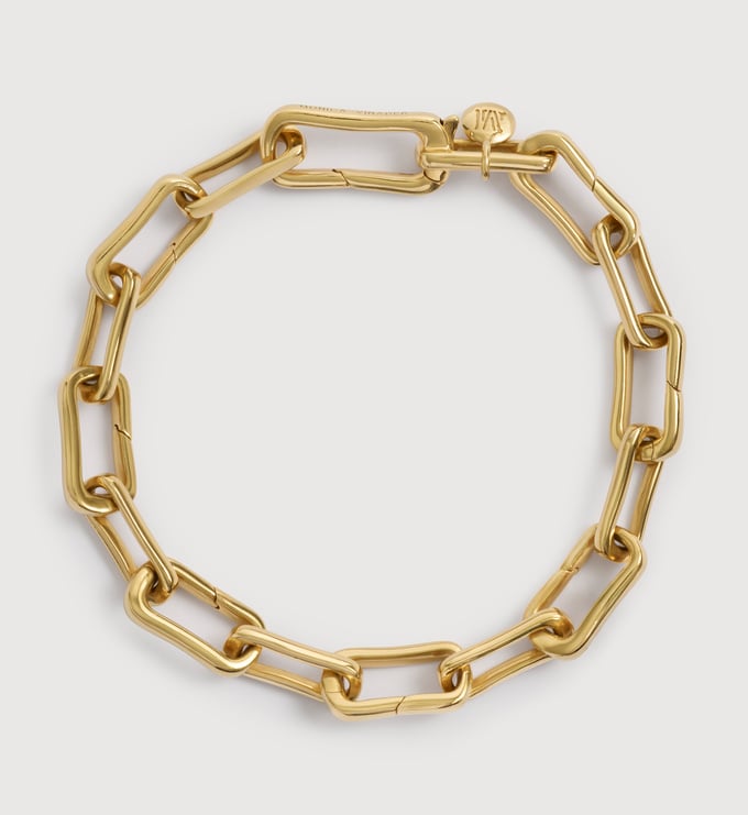 Gold Vermeil Alta Charm Bracelet - Monica Vinader