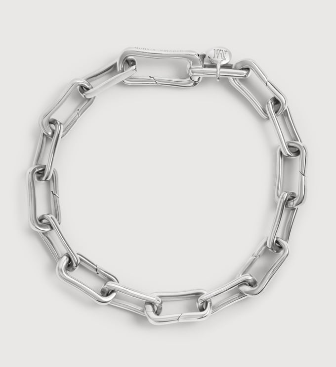 Sterling Silver Alta Charm Bracelet - Monica Vinader