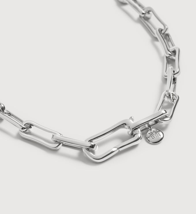 Sterling Silver Alta Charm Necklace - Monica Vinader