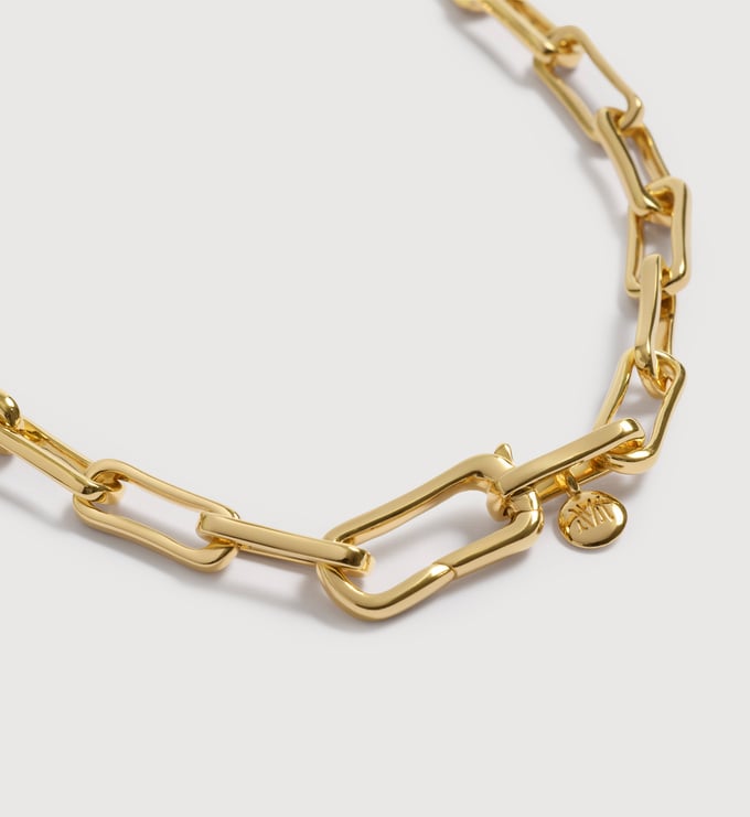 Gold Vermeil Alta Charm Necklace - Monica Vinader