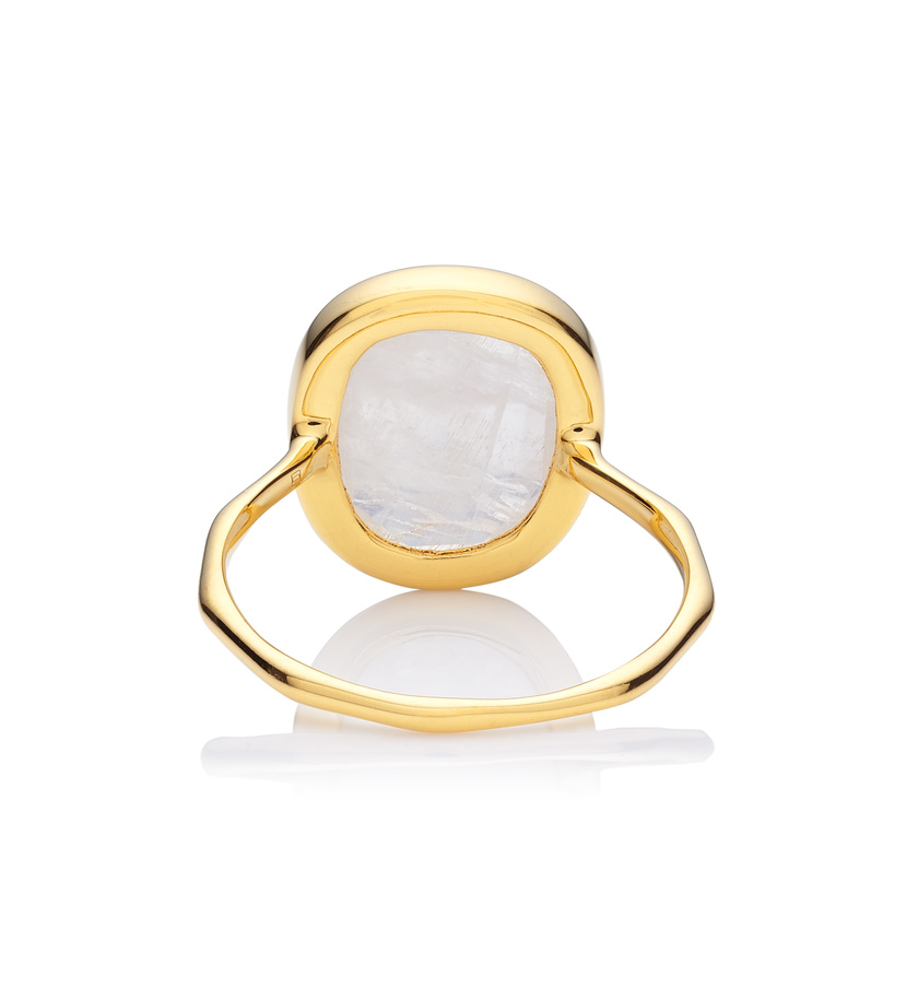 Siren Medium Stacking Ring in 18ct Gold Vermeil on Sterling Silver and ...