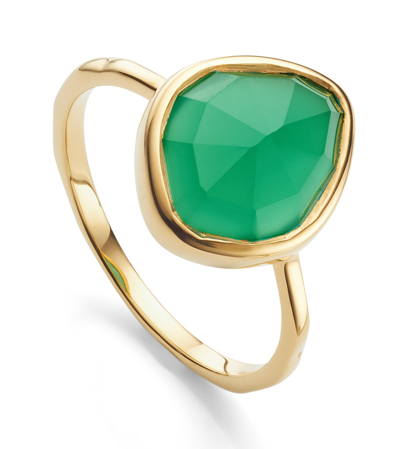 Siren Small Nugget Stacking Ring in 18ct Gold Vermeil on Sterling ...