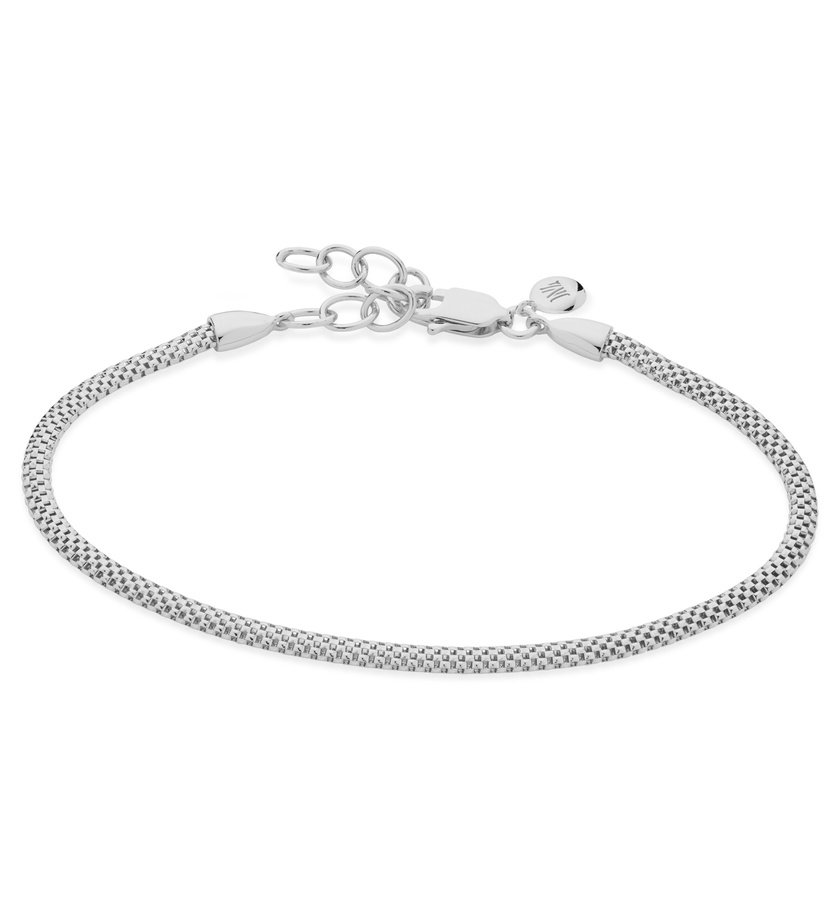 Doina Fine Chain Bracelet in Sterling Silver Jewellery by Monica Vinader