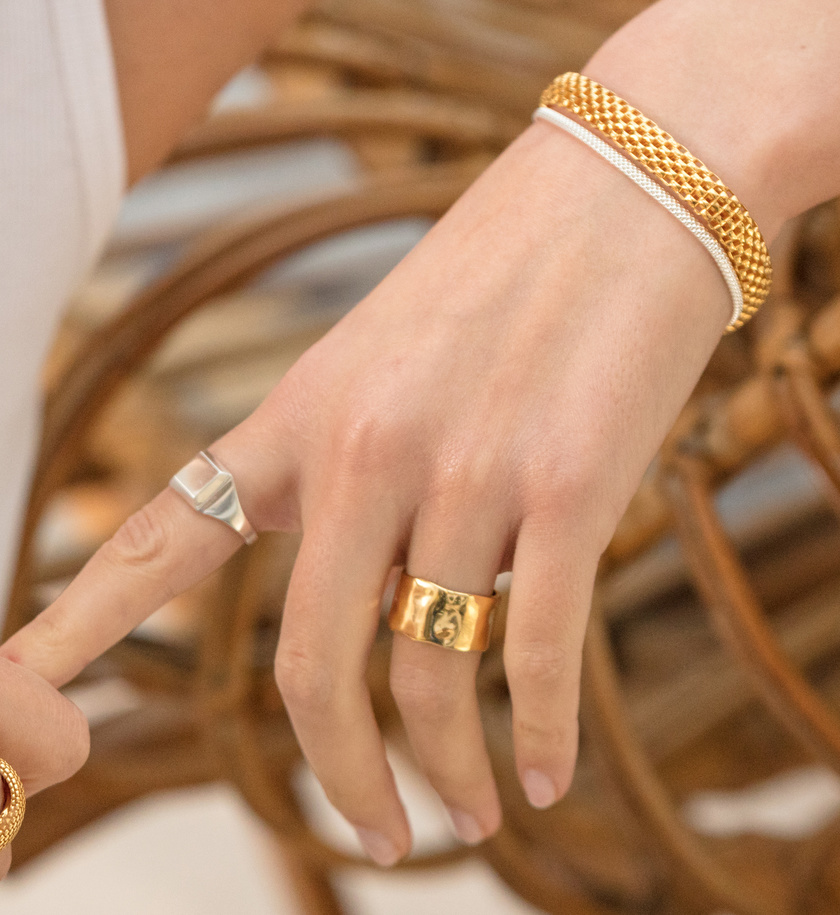 Heirloom Woven Fine Chain Bracelet in Sterling Silver Jewellery by