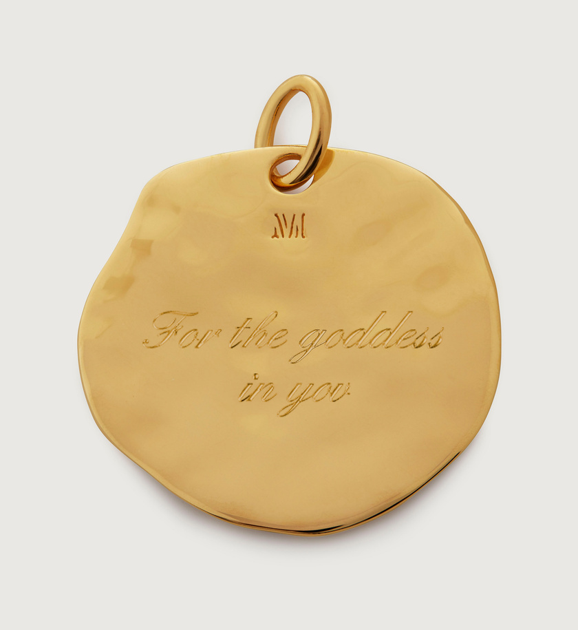 Goddess Coin Paperclip Chain Necklace Jewellery Sets Monica Vinader