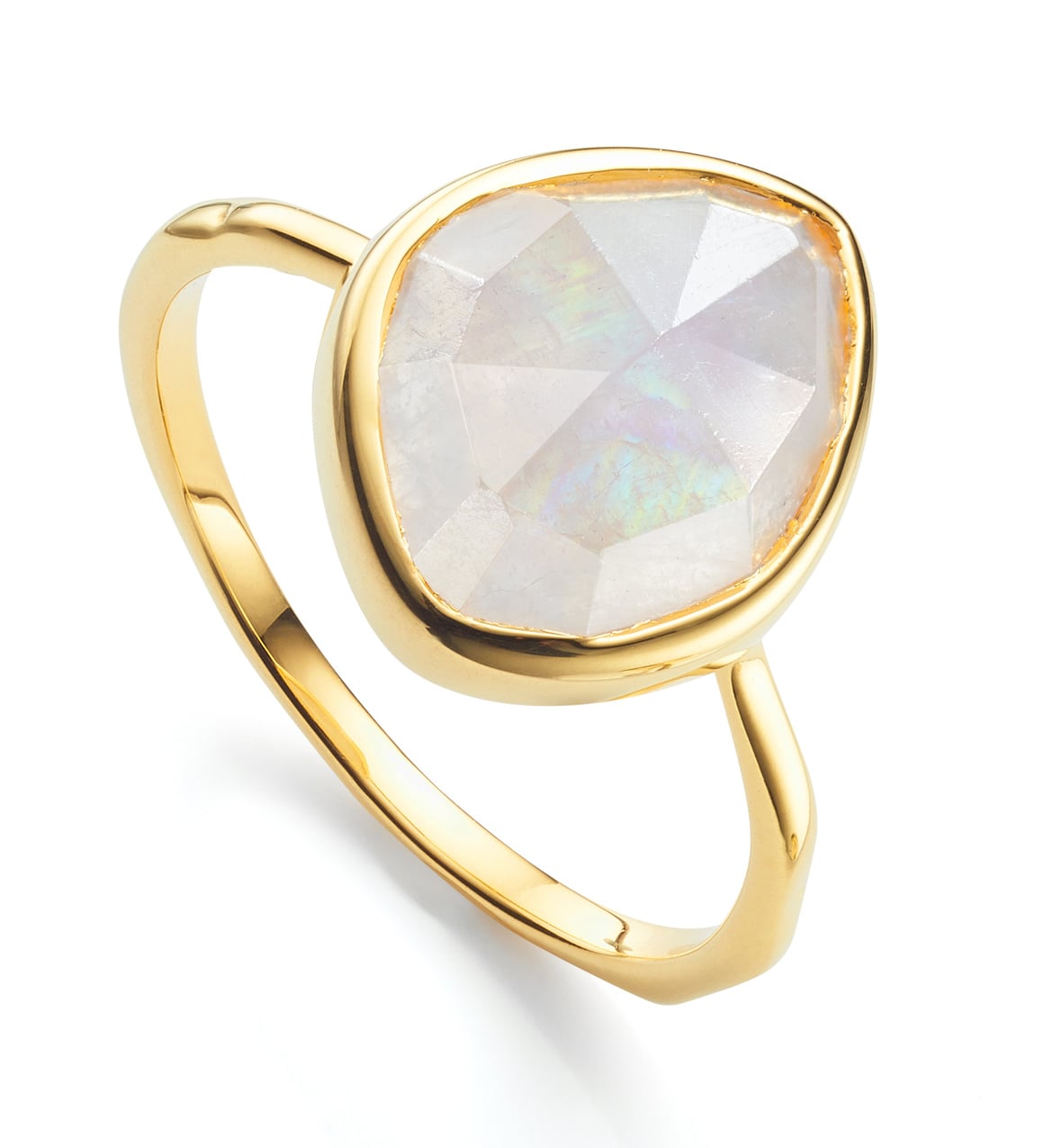 MV Siren™ Small Nugget Stacking Ring in 18k Gold Vermeil on Sterling ...