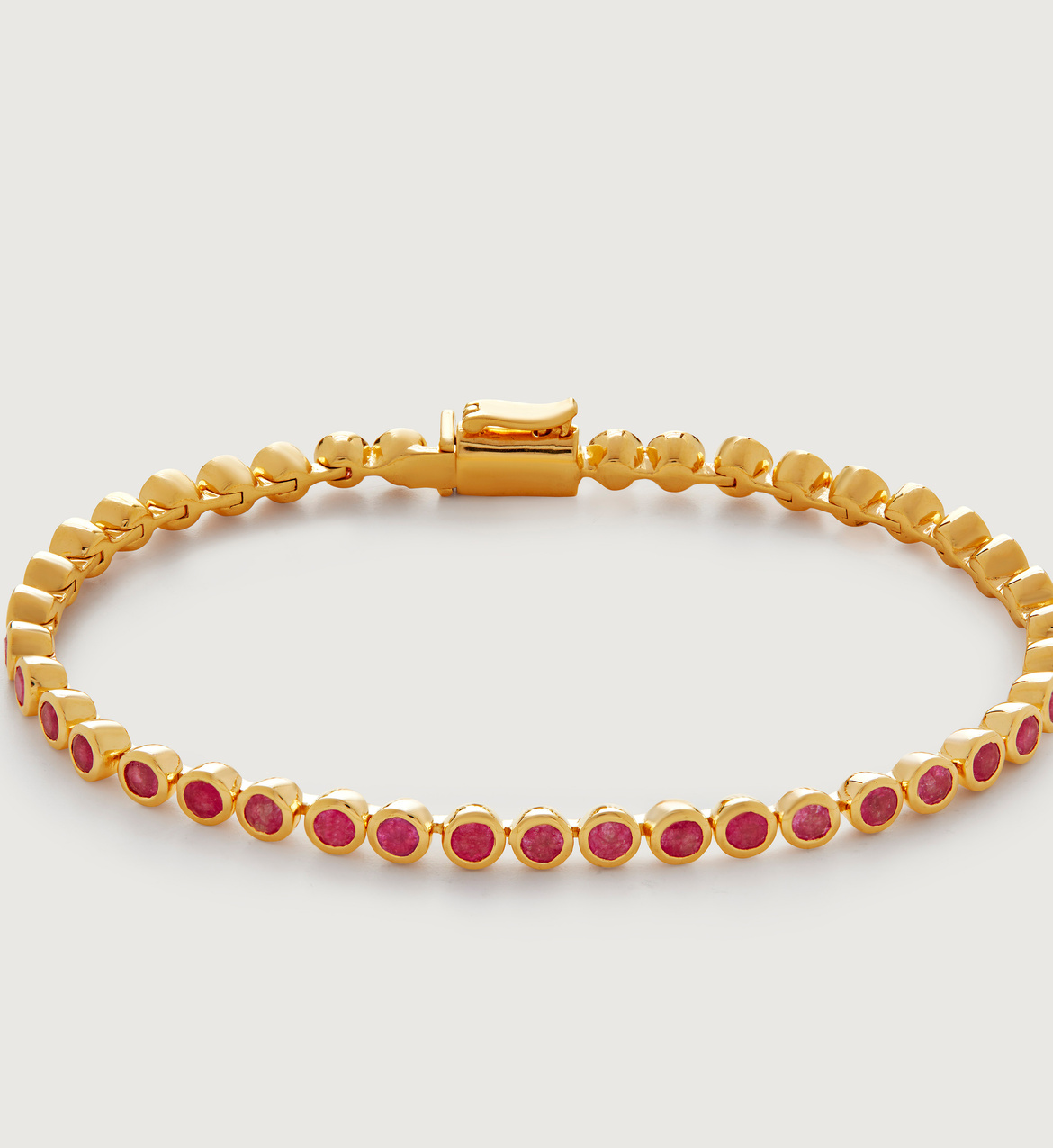 Gemstone Essential Tennis Bracelet in 18k Gold Vermeil on Sterling
