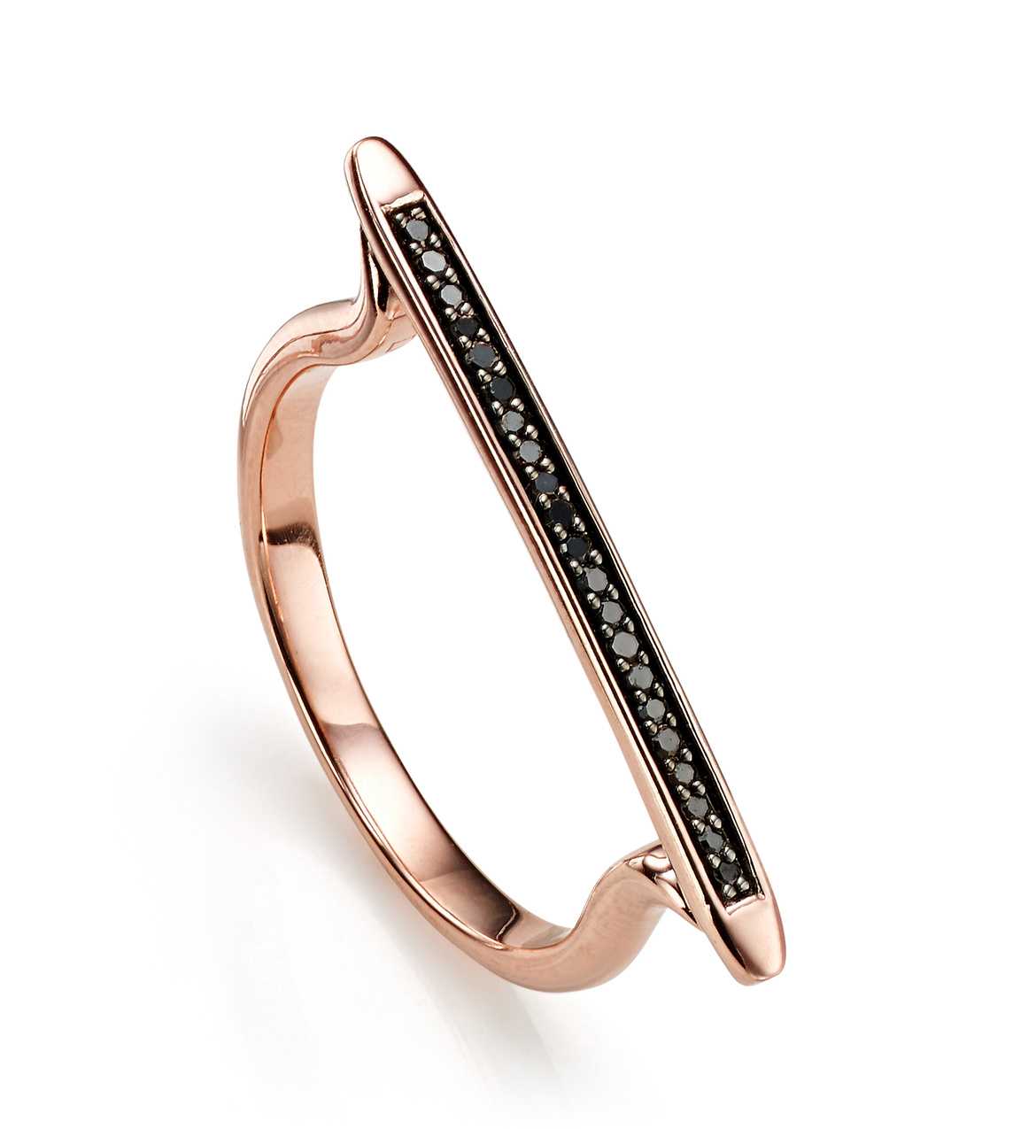 Skinny Stacking Ring in 18ct Rose Gold Vermeil on Sterling Silver and ...