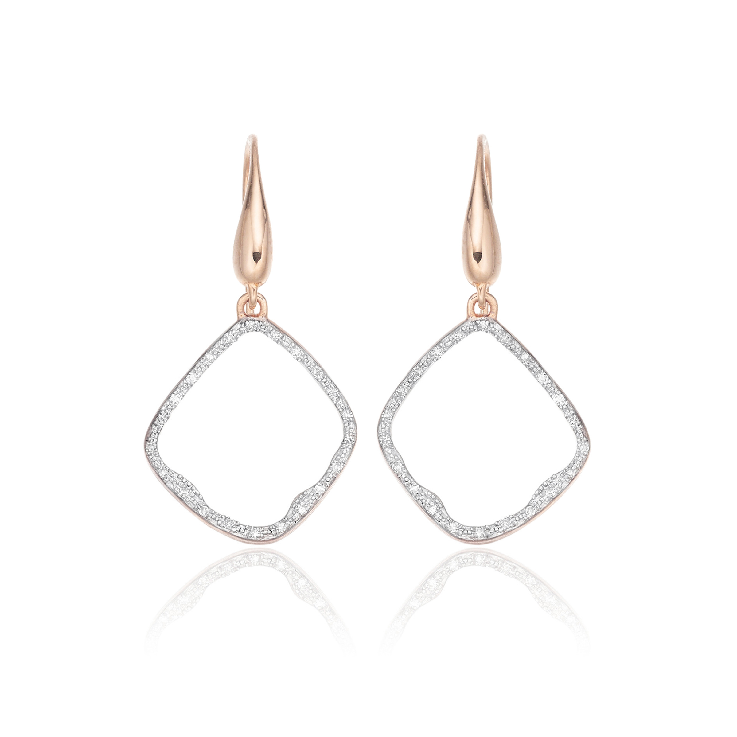 Riva Diamond Hoop Earrings Monica Vinader Riva Diamond Hoop Earrings Monica Vinader
