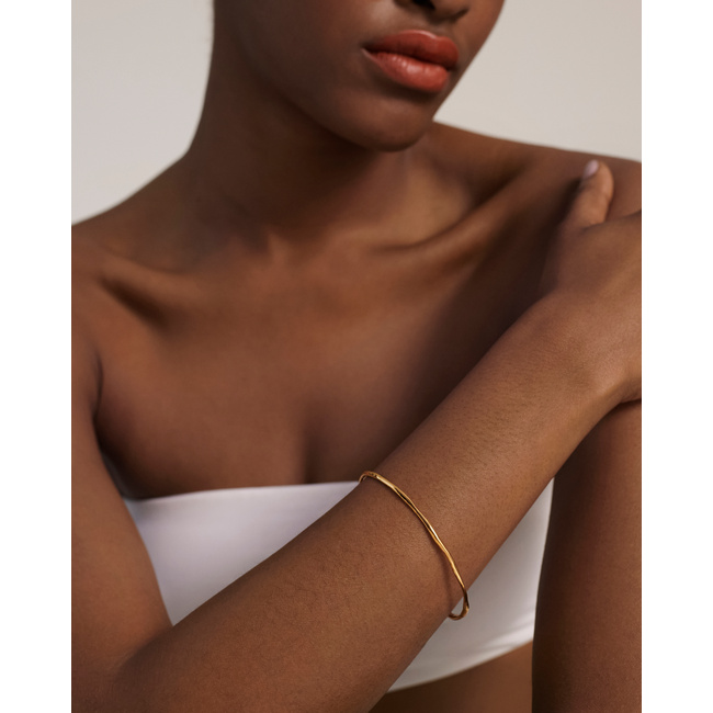 MV Siren™ Muse Bangle in 18k Gold Vermeil on Sterling Silver