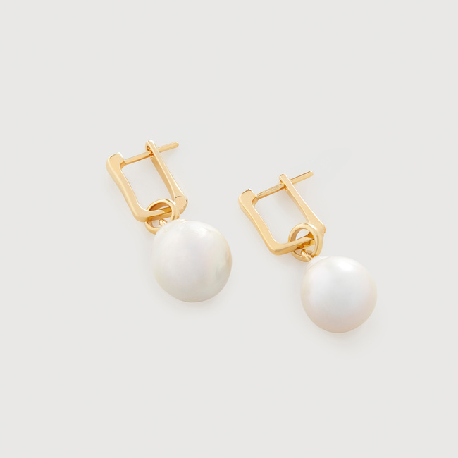 Alta Capture Pearl Huggie Earrings | Jewellery Sets | Monica