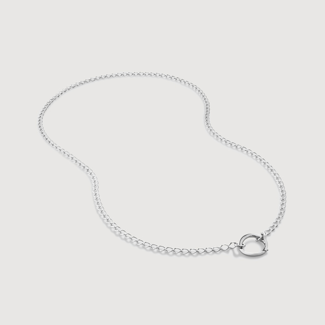 Capture Chain Necklace 48cm/19' in Sterling Silver | Jewellery by