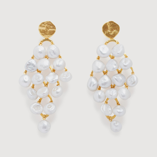 ピアス [Rita monica] Bold Pearl Earrings Pearl Earrings | Hoops, Drops, & Studs | Monica Vinader