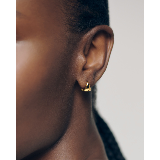 Juno Disc Earrings in 18k Gold Vermeil on Sterling Silver