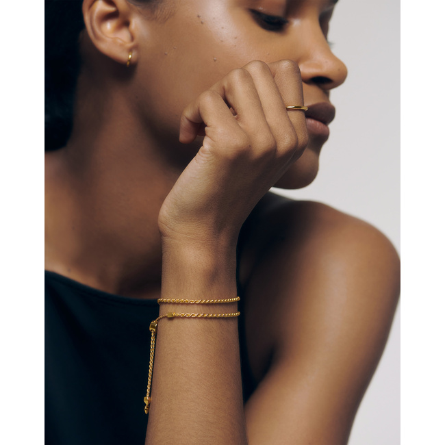 【Monica Vinader】Corda Friendshipブレスレット(関税送料込) MONICA VINADER Corda Friendship Chain Bracelet | endource