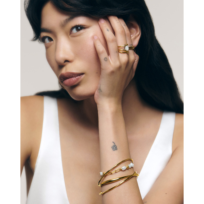 MV Siren™ Muse Bangle in 18k Gold Vermeil on Sterling Silver
